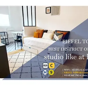 Studio La Muette Near Eiffel Tower Jo 2024 , Paris France